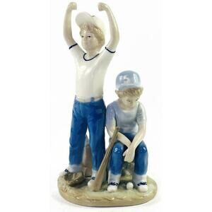 Paul Sebastian Winner Looser Baseball Competition Home Run Figurine 1989 Vintage